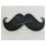 (L) 28 x (H) 11 Mustache Chalkboard Sign
