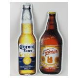 Lot Of 2 Beer Bottle Signs Corona Extra &