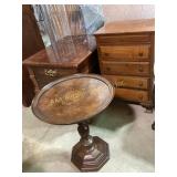 Wooden Side Tables and Accent Pedestal Table