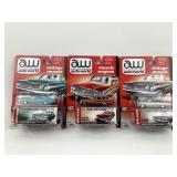 Auto World Vintage Muscle Vehicles NOS Lot Of 3
