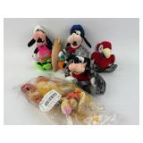 Vintage Disney Plush Lot Of 12