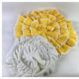 Doll-Hand Crocheted Circular Ruffled Clothing in Y