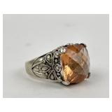 Sterling Silver Ring With Stone