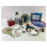 Decorative Plates, Figurines, Glass Tealight Candl
