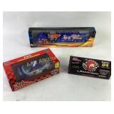 NASCAR Die-Cast Cars and Team Transporter Set