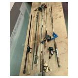 Fishing Rod and Reel Assortment