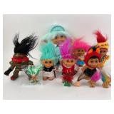 Lot Of 12 Vintage Trolls