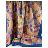 Vintage Quilt & Vintage Fish Paperweight