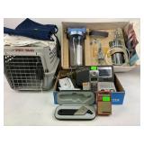 Pet Carrier, Water Purifier, Sony Radio
