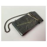 Victorian Aesthetic Movement calling card case