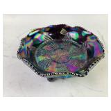 Fenton Amethyst Carnival Glass Butterfly And Berry