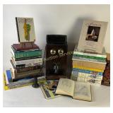 Books on Theatre, Drama, Costume, and Wooden Wall