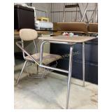 School  Desk with attached chair qty 6