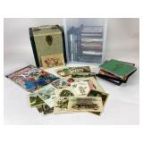 Postcards, Comic Books, CDs, and Storage Chest