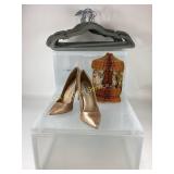 Steve Madden Metallic Pointed-Toe Stiletto Heels a