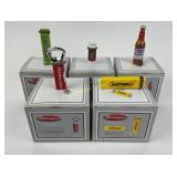 (5) PHB Retrospect porcelain trinket boxes: