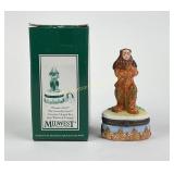 Wizard of Oz porcelain trinket box The Cowardly