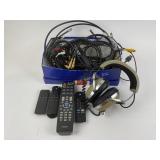 Pro/4AA Koss headphones, audio cables, Amazon