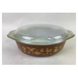 Pyrex 1.5 Quart Casserole Dish With Lid in Early A