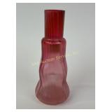 Art Nouveau Loetz type iridescent glass bottle