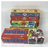 1988-1990 Baseball Trading Card Boxed Sets Featuri
