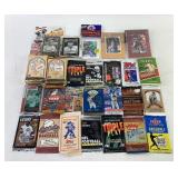 Baseball and Football Trading Card Packs Assorted