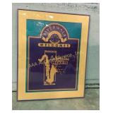 Framed 1991 New Orleans Riverwalk Commemorative Po