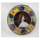 Victorian chromolithograph flue cover