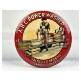 Victorian advertising pocket mirror A B C Power