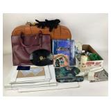 Mercury Suitcase, Torrid Purse, Winter gloves,