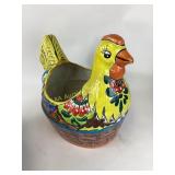 Hen Basket, Books: Lincoln, Rembrandt, Renoir