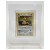Pokemon Dragonite holographic card 1999 Fossil