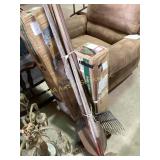 Garden Tools and 6.5-Foot Artificial Christmas Tre