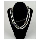 Freshwater pearl & gemstone necklace