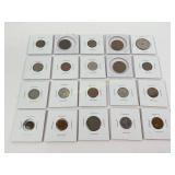 Foreign Coins: 1/2 franc, 1926 drachme, 10