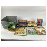 Books: Goosebumps, Berenstain Bears, Wonder, Judy