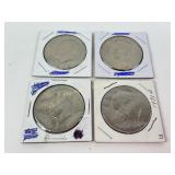 Dwight Eisenhower dollars: (2) 1972 d, (2)