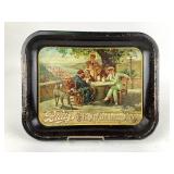 Blatz Milwaukee Old Heidelberg Beer tin litho