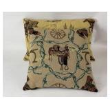 Western-Themed Tapestry Throw Pillows