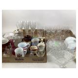 Glassware and Ceramic Tableware Assortment