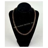 Cultured peacock pearl necklace 14k gold closure