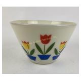 Fire King Tulip splash proof mixing bowl 9.5