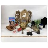 Porcelain Doll Head, Swan Paperweight, Rip Van Win