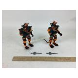 (2) Ratar-O 1985 Thundercats figureines, with 2