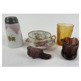 Victorian porcelain sugar shaker, Limoges