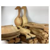 Wooden Goose-Shaped Boards and Blanks