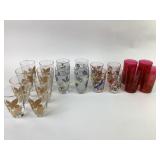 Glass: MCM, Floral, Bird, and