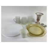 Frosted Glass Mugs,ï¿½Damaged Lefton Vase, Macbethï¿½E