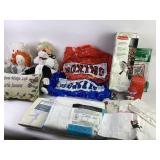 Toys, Linens, Bird Feeder, and Festive Decor