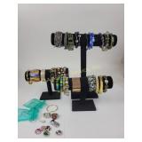 Costume Jewelry Including Bracelets, Rings, and Ch